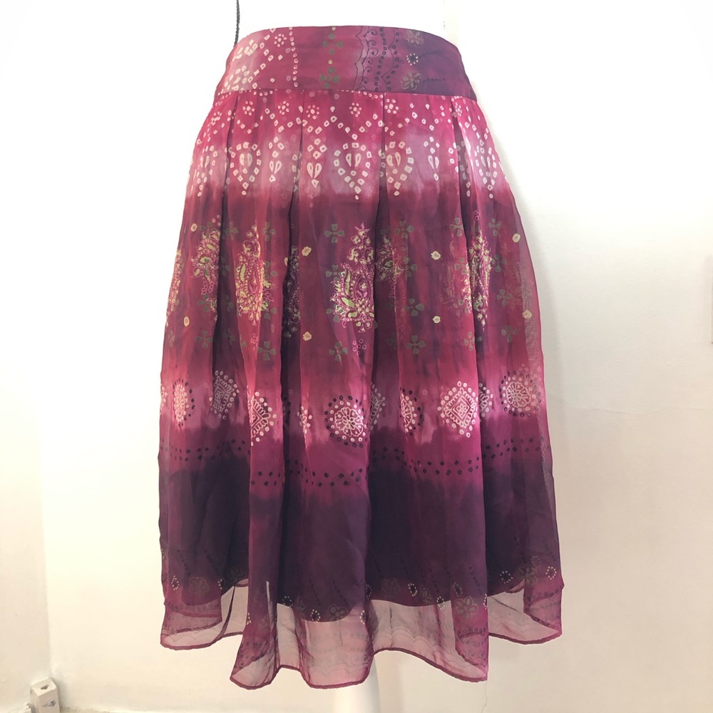 K&Company Purple/Pink Long Skirt